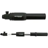 Massi & Stracke CM-32 Aluminium Telescopische Handpomp Double Shot Zwart
