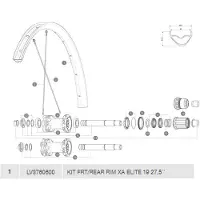 Mavic Xa Elite 19 Velg
