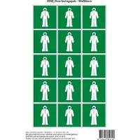 Stickerkoning Pictogram sticker E056 Overlevingspak - 50x50mm 15 stickers op 1 vel