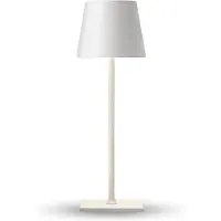 Homezie TouchLite | Wit | Draadloze Tafellamp | Verstelbare Helderheid | Metalen Design | USB-C Oplaadbaar | Sfeerverlichting