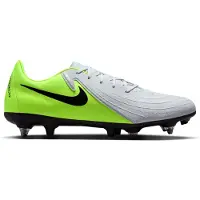 Nike Phantom GX II Academy IJzeren-Nop Voetbalschoenen (SG) Anti-Clog Neongeel Zilver Zwart