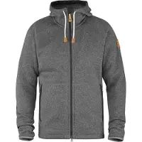 Fjällräven - Övik Fleece Hoodie - Fleecevest M, grijs