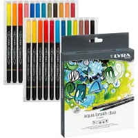 Lyra Feutre Pinceau Aqua Brush Duo x 24