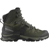 Salomon - Heren wandelschoenen - Quest 4 GTX M Olive Night/Peat voor Heren - Maat 7,5 UK - Kaki