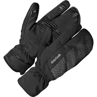Gripgrab Ride Windproof Deep Winter Lobster Handschoenen Zwart || Maat: S