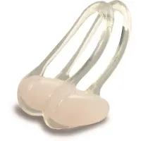 Speedo Nose Clip Neusklem Zwemmen - Zachte Siliconen Neusknijper die Water uit de Neus Houdt - Neusclip Aanpasbaar aan Elke Gezichtsvorm - Met Bewaardoosje - Clear