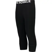 Mons Royale Cascade Merino Base Layer 3/4, thermobroek, heren, zwart