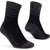 Gripgrab - Waterproof Merino Thermal Sock - Fietssokken 36-38 - S, zwart/grijs