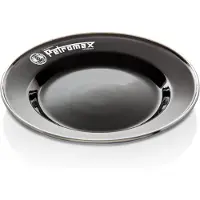 Petromax Enamel Tallerkener, borden, zwart