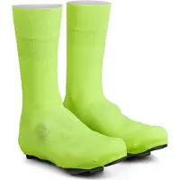 Gripgrab - Flandrien Knitted Waterproof Wielren Overschoenen Waterdichte Gebreide Race Fiets Overschoenen - Unisex - Geel Hi-Vis - Maat L (42-44)