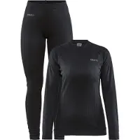 Craft thermo set dames Core dry S / Zwart