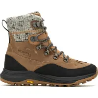 Merrell - Warme wandelschoenen - Siren 4 Thermo Mid Zip Wp Tobacco voor Dames van Wol - Maat 38 - Bruin