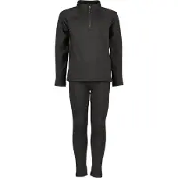 Didriksons - Kid's Yotta Set - Synthetisch ondergoed 160, zwart