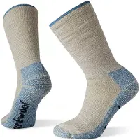 Smartwool - Women's Classic Mountaineer Maximum Cushion Crew - Wandelsokken 38-41, beige/grijs