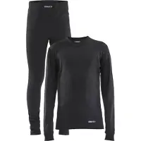 Craft Baselayer Set Thermoset Kinderen Black 110-116