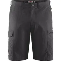 Fjällräven - Wandel- en bergsportkleding - Travellers MT Shorts M Dark Grey voor Heren van Katoen - Maat 54 EU - Grijs