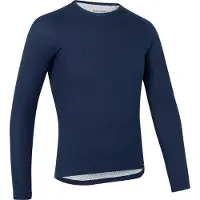 Gripgrab - Ride Thermal Lange Mouw Winter Fiets Ondershirt Polygiene Base Layer Thermoshirt - Navy Blauw - Heren - Maat S