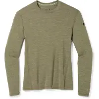 Smartwool Ondershirt Men Classic Thermal Merino Base Layer Crew Boxed Winter Moss Heather-XXL