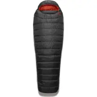 Rab - Trekking slaapzakken - Ascent 500 Graphene voor Unisex van Nylon - Maat Links - Zwart
