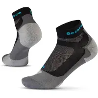 Gococo Light Sport Socks, zwart/grijs S | EU 35-38 2021 Sportsokken