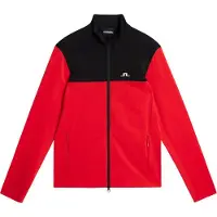 J.Lindeberg Skipully Men Banks Mid Layer Fiery Red-L