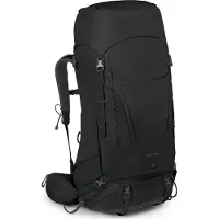 Osprey - Trekkingrugzakken - Kestrel 58 Black voor Heren van Nylon - Maat L/XL - Zwart