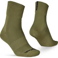 Gripgrab - Lightweight SL Performance Zomer Fietssokken 1 Paar Coolmax Wielersport Sokken Regular Cut - Olijf Groen - Unisex - Maat L (44-47)