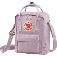 Fjällräven Schoudertas 'Kånken' beige / lichtlila / rood