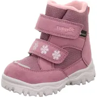 Superfit Snowboots 'Husky 1' mauve / rosa / wit