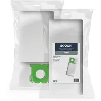 SQOON SEBO Airbelt K Series Geschikt voor SEBO K Series - Stofzuigerzakken - 8 stuks