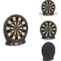 vidaXL Elektrisch Dartbord - Elektrische Dartborden - Elektronisch Dartbord - Dartspel - Dartbord elektrisch met darts polypropeen zwart