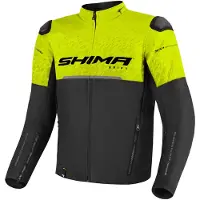 SHIMA Drift Zwart Geel Textiele Motorjas Maat M