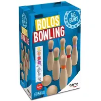 Cayro Bowling - Klassiek Miniatuur Kegelspel van Hout in Retro Verpakking - 6 Houten Kegels en 2 Houten Ballen - Geschikt Binnen en Buiten - 1-8 Spelers - Vanaf 3 Jaar - Collection