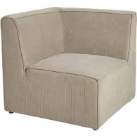 Beliani LEMVIG - Bankmodule - Taupe - Corduroy