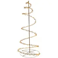 Anna's Collection LED Kerstboom 210 cm | Clusterverlichting | Extra warm wit | 960 lampjes | Geschikt voor buiten