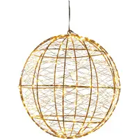 Coen Bakker Kersthanger Lichtbol Zwart Met Knipperfunctie D 25 H 27 Cm