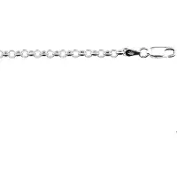 The Jewelry Collection Zilveren Armband jasseron 3 1004703 17 cm