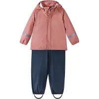 Reima Regenkleding m. Bretellen - Tihku - PU - Rose Blozen - - 4 jaar (104) - Regenkleding
