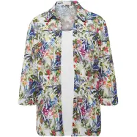 Goldner Blouse gemengde kleuren