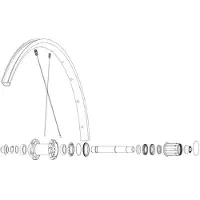 Mavic Rear Ksyrium S Rb Racefietsvelg