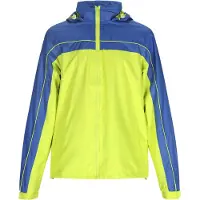 Flyweight Functionele jas kobaltblauw / limoen