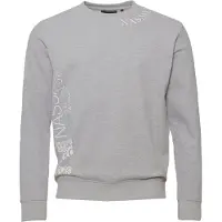 Nassau Beach Beach Club Sweatshirt 'NB231043' grijs / grijs gemêleerd / wit