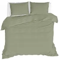 Fonq Fresh Dekbedovertrek Sage Green-200 x 200 / 220 cm | 2-Persoons