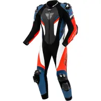 SHIMA Hyper RS Perforated Zwart Wit Rood Blauw 1-Delig Motorpak Maat 50