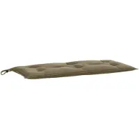vidaXL Tuinbankkussen, melange taupe, 100x50x7 cm, stof