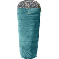 Deuter - Kid's Overnite - Kinderslaapzak 190 x 75 x 52 cm, turkoois