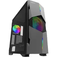 Aqirys BETELGEUSE Midi Tower Zwart, Grijs