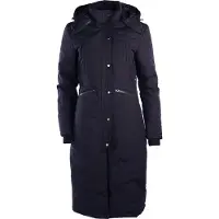 Montar Dicte Lange Dames Winterjas Maat 32 - Navy