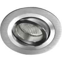 Masterlight Inbouwspot Di Moda Round richtbaar metaalgrijs