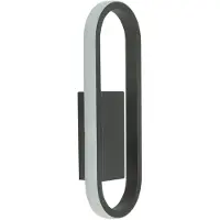 Highlight Design wandlamp Anello zwart 30cm